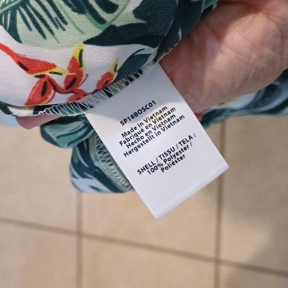🔥🔥🔥Rachel Zoe Palm print duster beach cover up OS - Picture 14 of 14